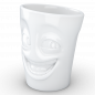 Preview: FiftyEight Henkelbecher Mug Witzig weiss
